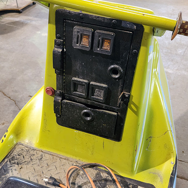 Lime Green Jetski Kiddie Ride