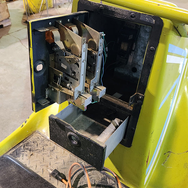 Lime Green Jetski Kiddie Ride