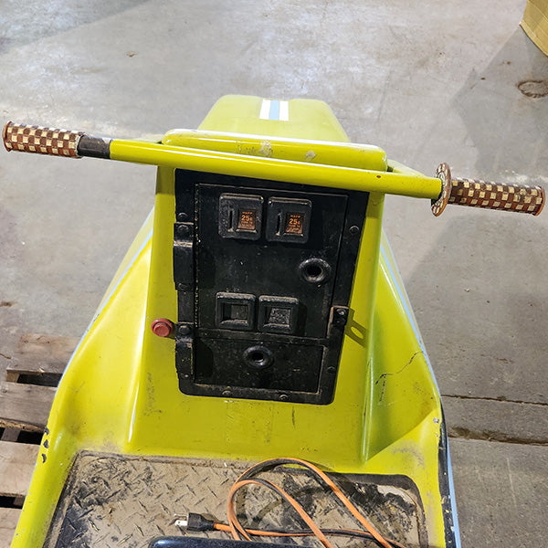 Lime Green Jetski Kiddie Ride