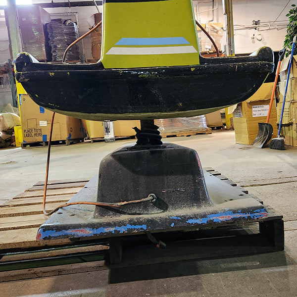 Lime Green Jetski Kiddie Ride