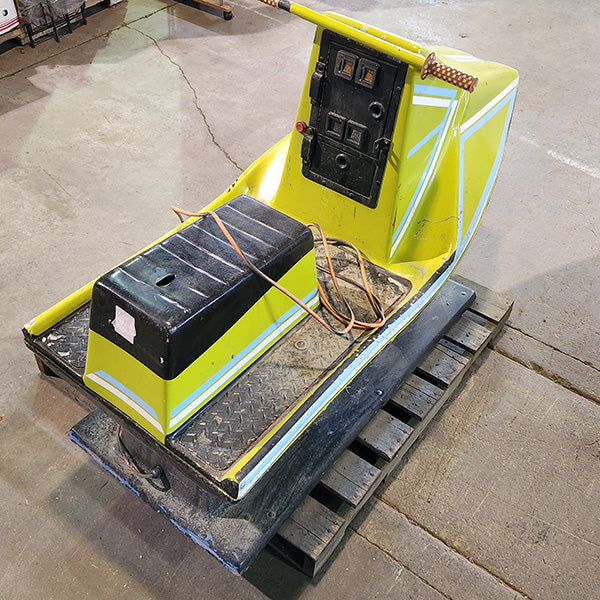 Lime Green Jetski Kiddie Ride