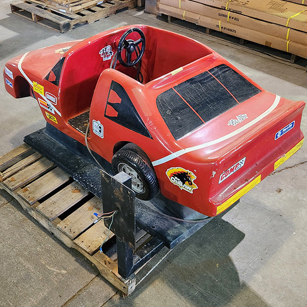 Red Two Seat NASCAR Racer Kiddie Ride