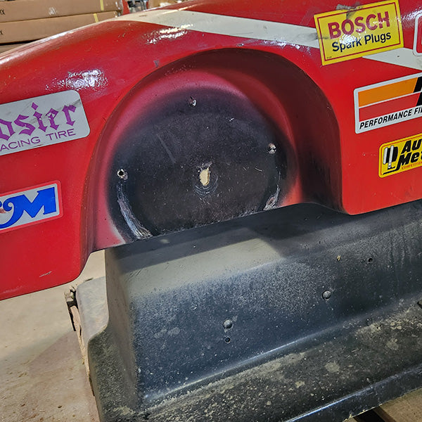 Red Two Seat NASCAR Racer Kiddie Ride