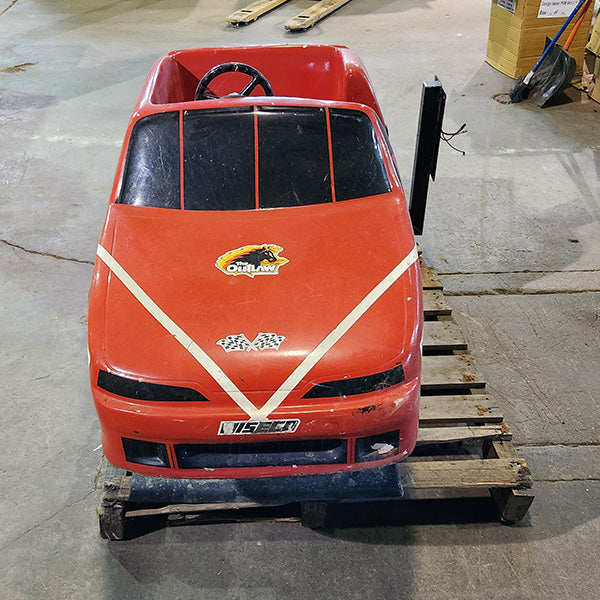 Red Two Seat NASCAR Racer Kiddie Ride