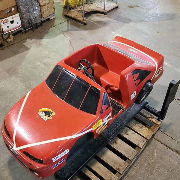 Red Two Seat NASCAR Racer Kiddie Ride