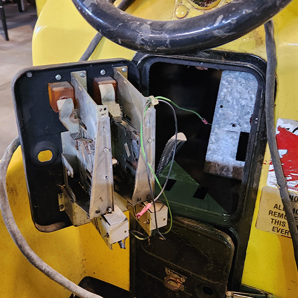 Yellow Semi-Truck Kiddie Ride