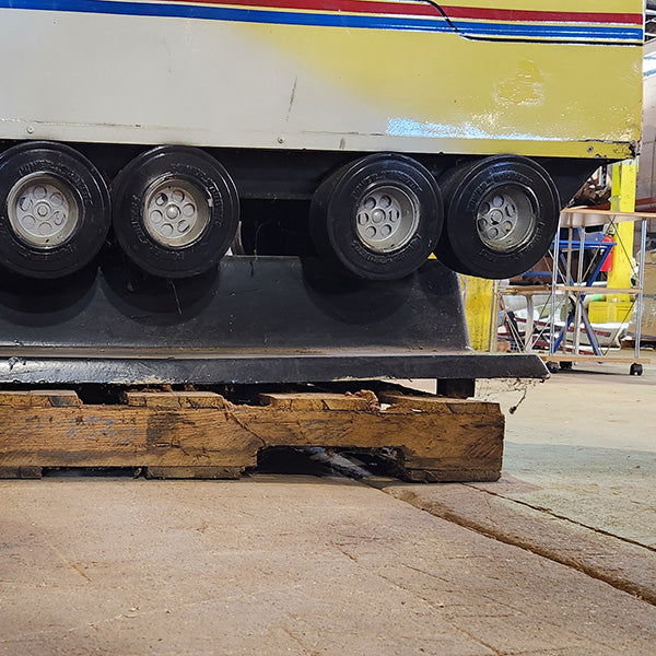 Yellow Semi-Truck Kiddie Ride
