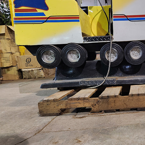 Yellow Semi-Truck Kiddie Ride