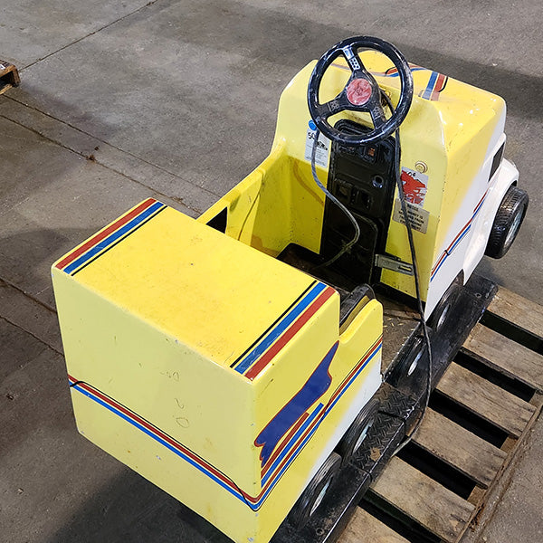 Yellow Semi-Truck Kiddie Ride